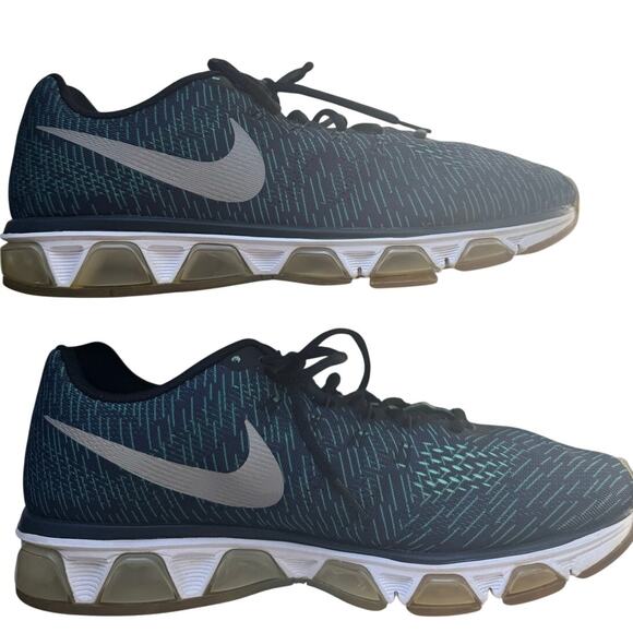 Nike Mens Air Max Tailwind 8 Print Running Sneakers Blue Green Size 11.5 - Picture 5 of 14